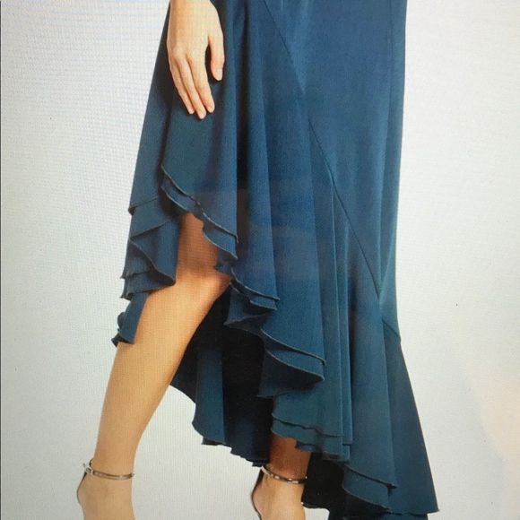 Beautiful Cameo Collection green evening gown size L, new with tags! - Picture 4 of 11